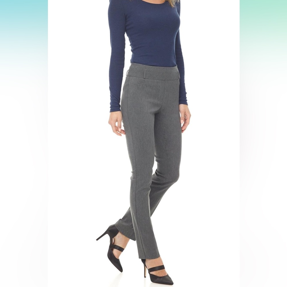 Rekucci Gray Women's Slim Fit Pants